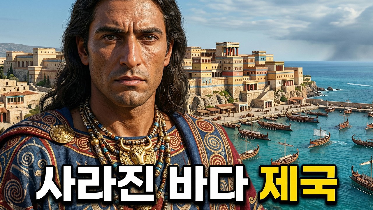 사라진 바다의 제국, 미노아 문명은 왜 무너졌을까? (AI 재구성)