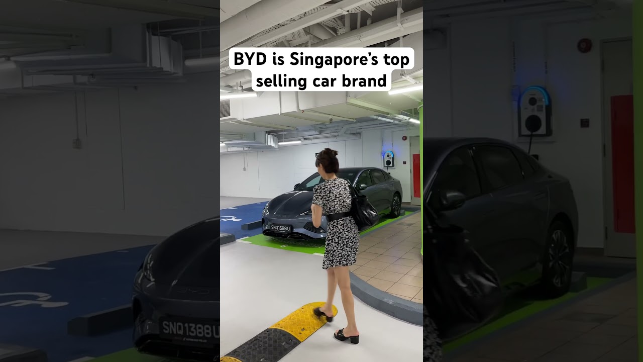 BYD is Singapore's top selling car brand, and we now see their EVs all around the country!