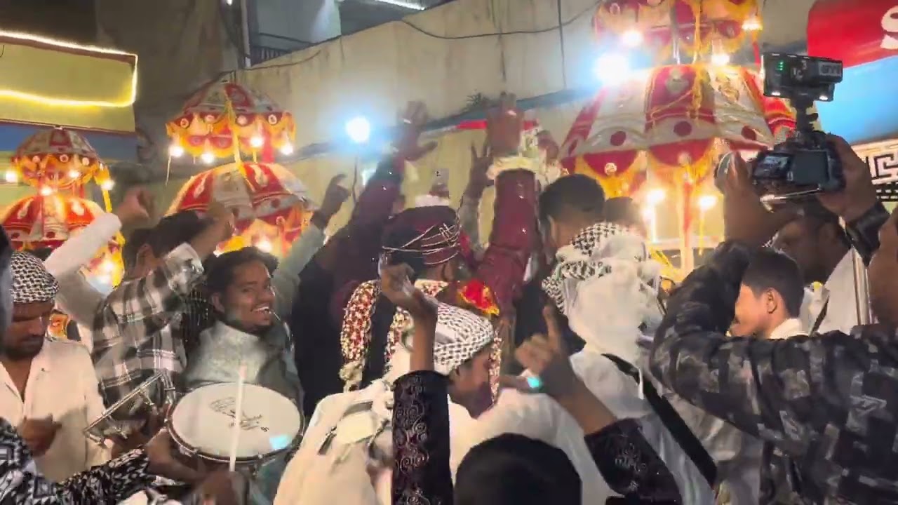 Hyderabadi marfa with barat and dulha dancing 🕺 💃 #hydrabad #marfa #dj