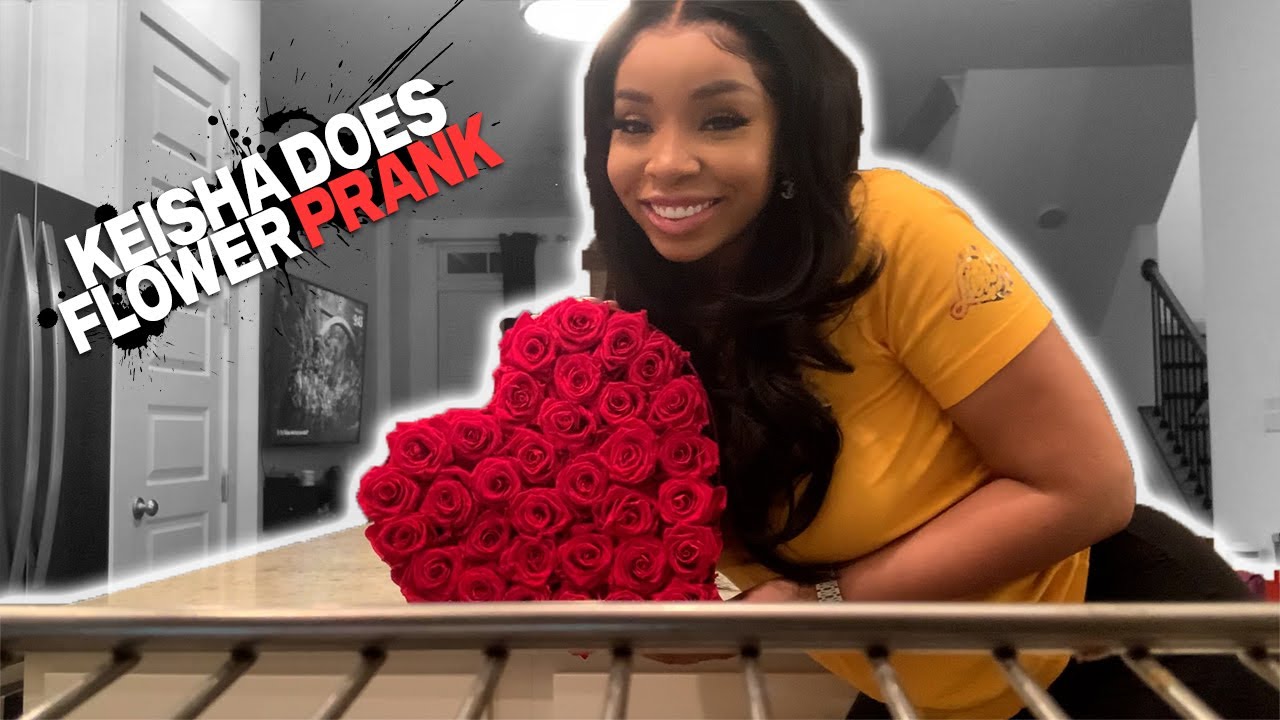 ANOTHER MAN SENT ME FLOWERS TO GET MY BOYFRIENDS REACTION ** gets emotional **