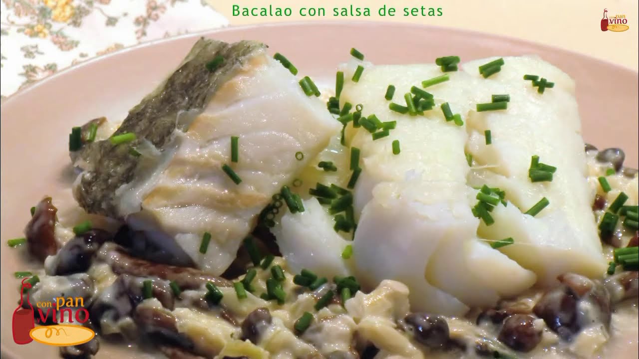 35 🐟 BACALAO con salsa de BOLETUS 🍄 ConPanyVino