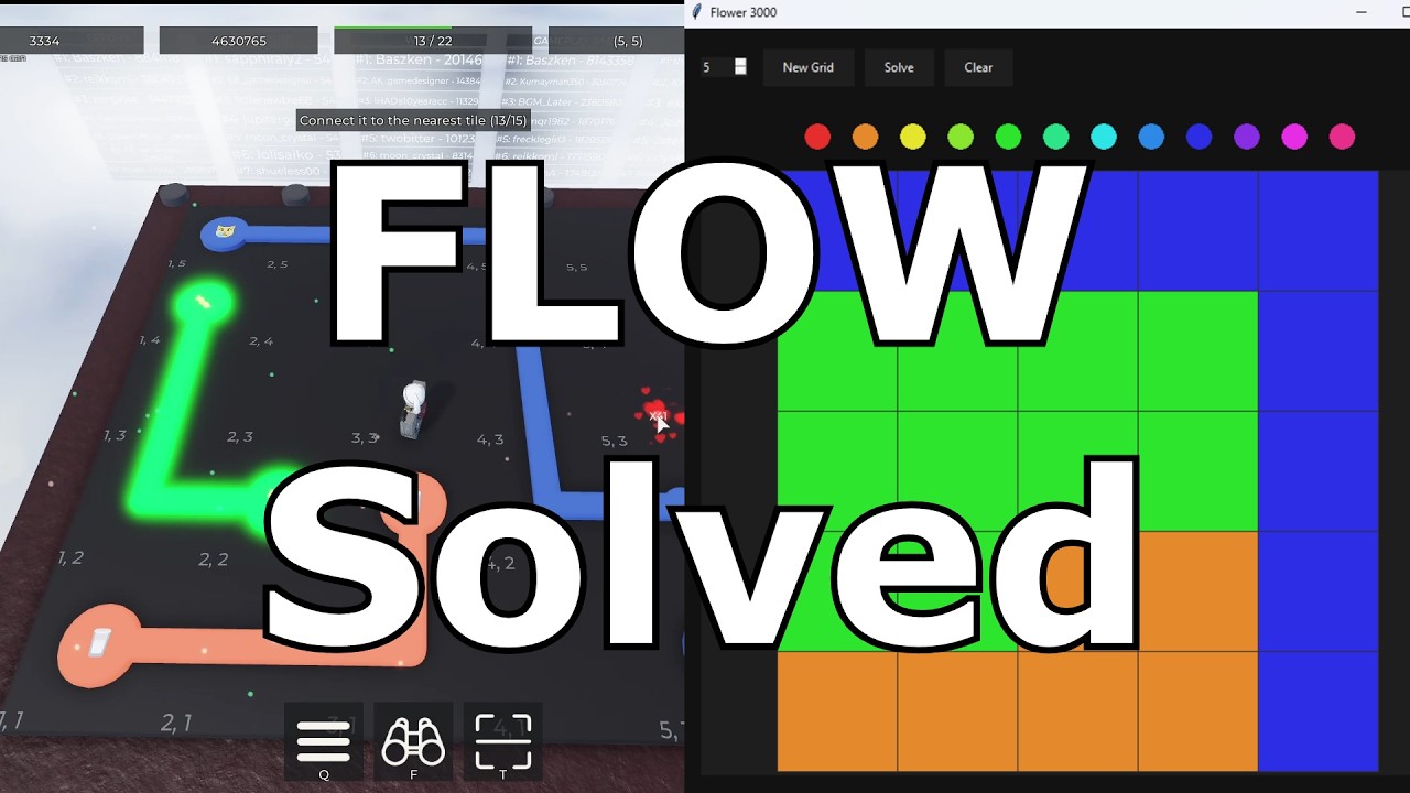 Flow Was Too Hard… So I Coded a Solver to Beat It For Me