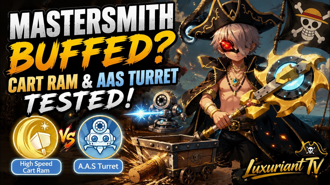 MASTERSMITH BUFFED? Cart Ram & AAS Turret Tested! | ROOC