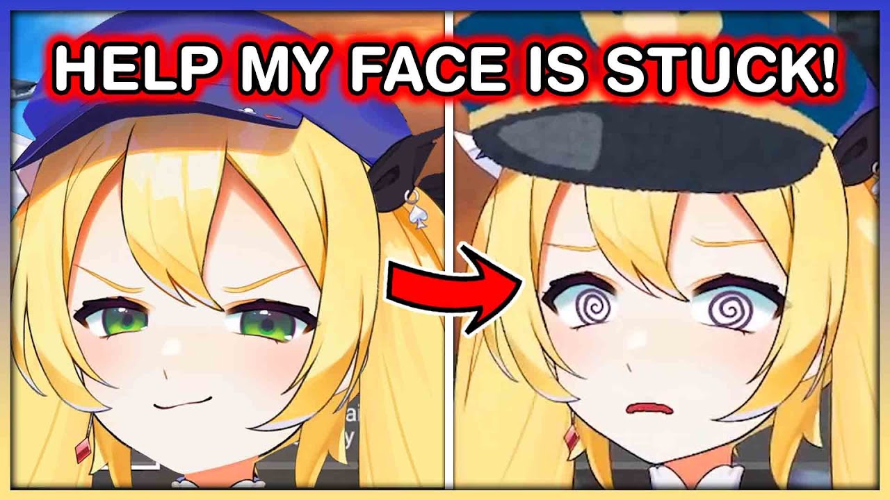 Doki got CONFUSED so HARD that her FACE got STUCK....