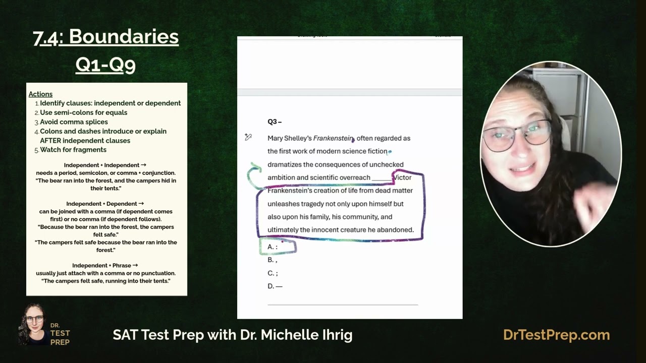 SAT Reading 7.4: Boundaries - HeyDrTestPrep.com