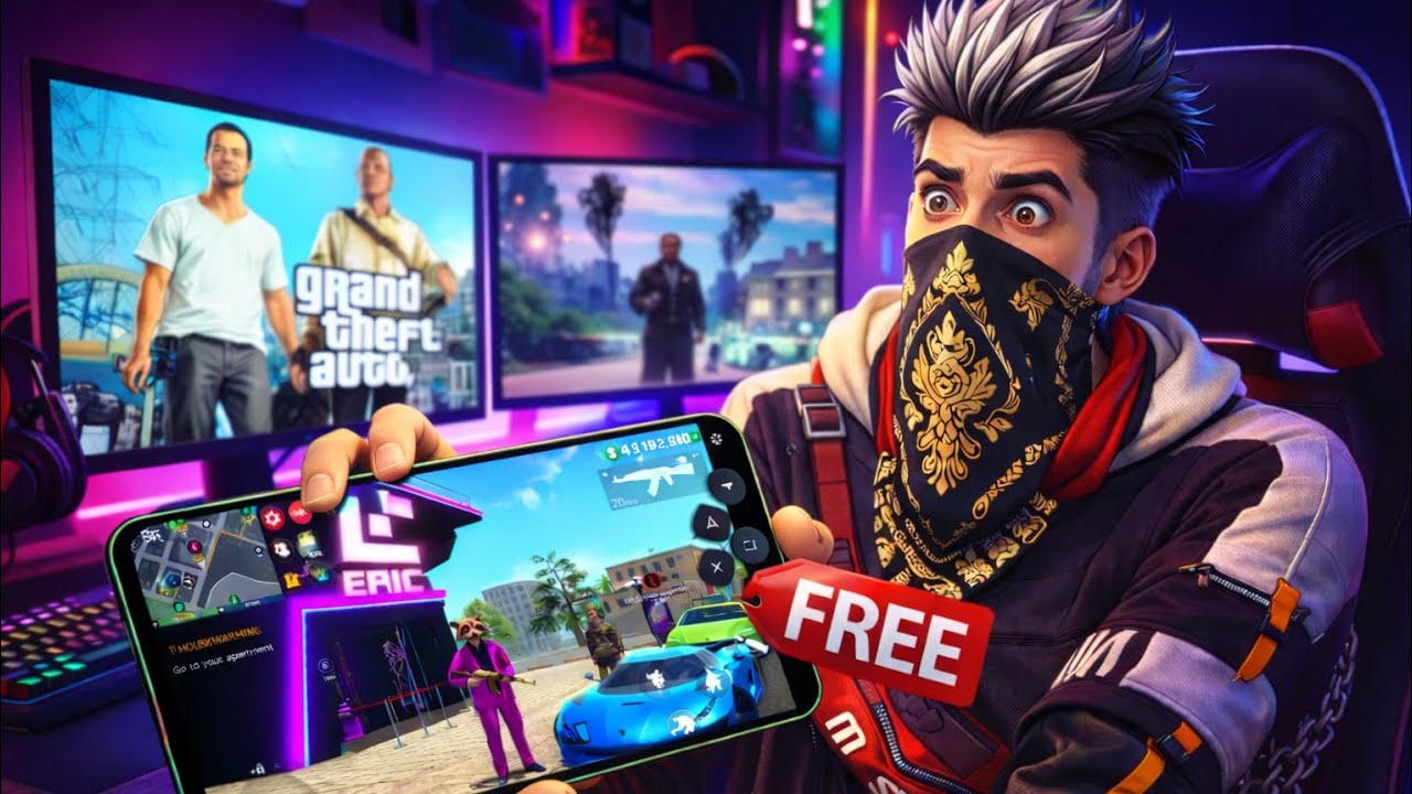 🔥 Aakhir Mil Gaya GTA V Jaisa Game Mobile Ke Liye! 😳 Kaise Download Kare? Full Video Dekho 💯