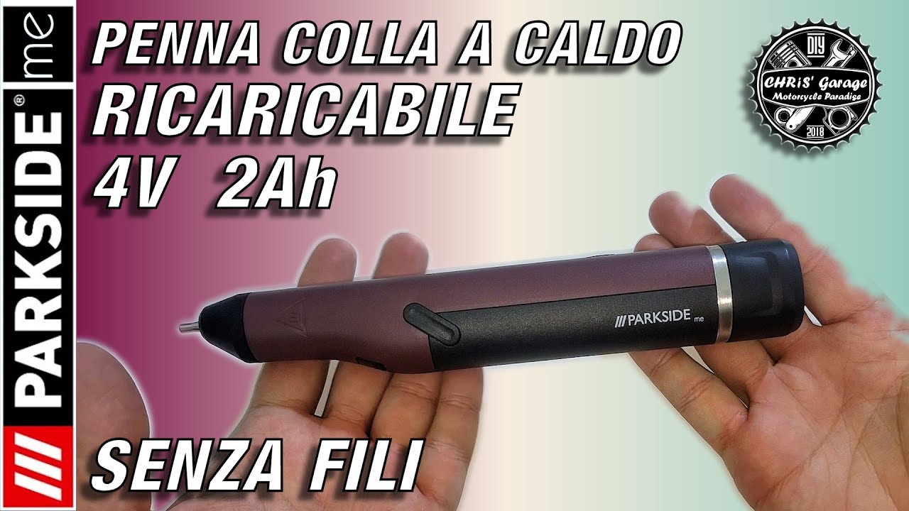 PARKSIDE ME Penna per colla a caldo ricaricabile SENZA FILI a 22,99 €