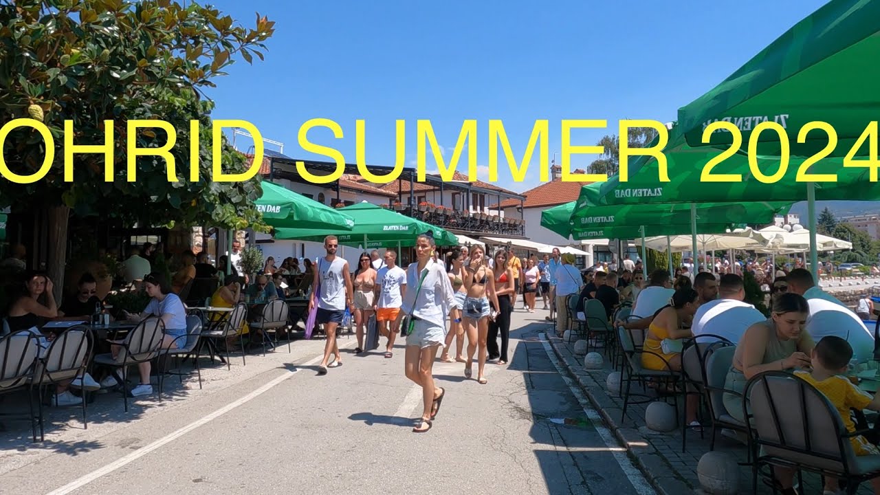 WALKING THROUGH OHRID MACEDONIA 2024