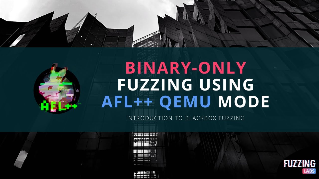 Blackbox Fuzzing using AFL++ QEMU mode (Binary-Only Fuzzing)