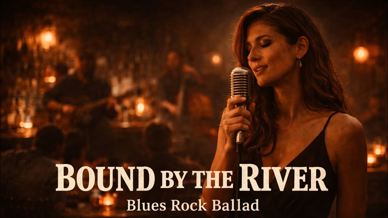 Bound by the River | Blues Rock Ballad | Soulful Female Vocals | Late-Night Bar Session