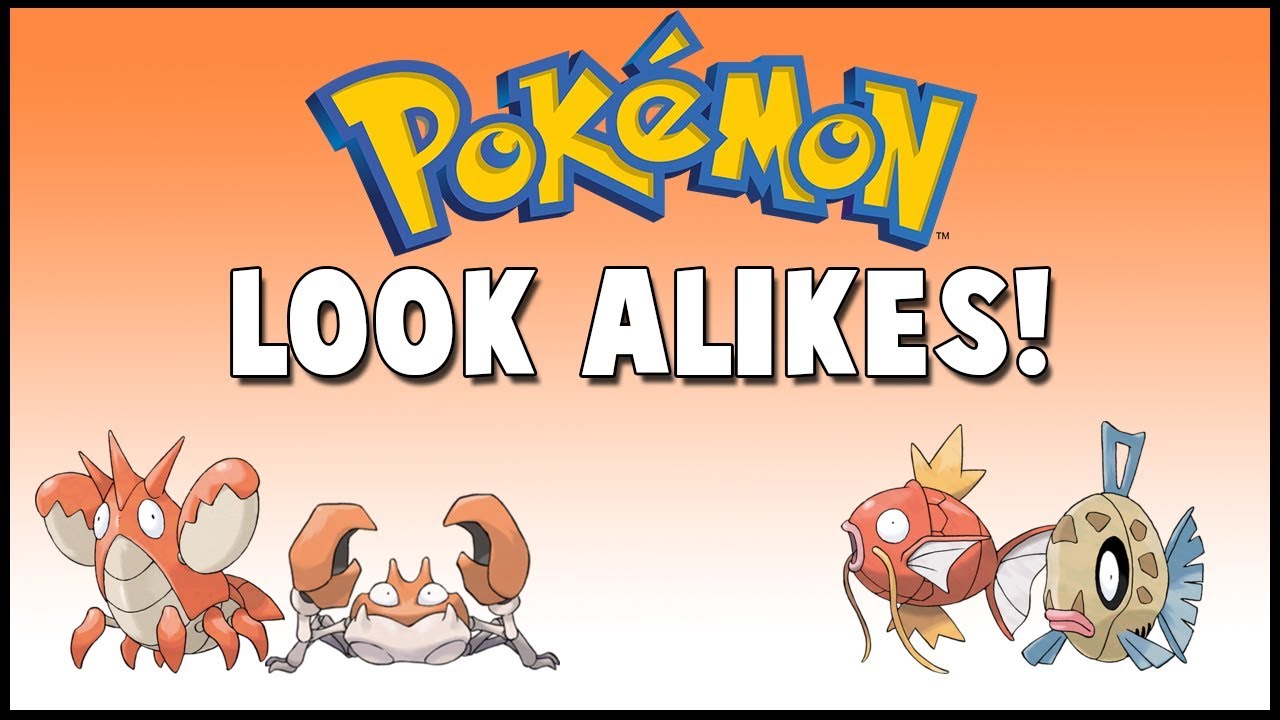 Pokemon That Look Similar To Eachother!