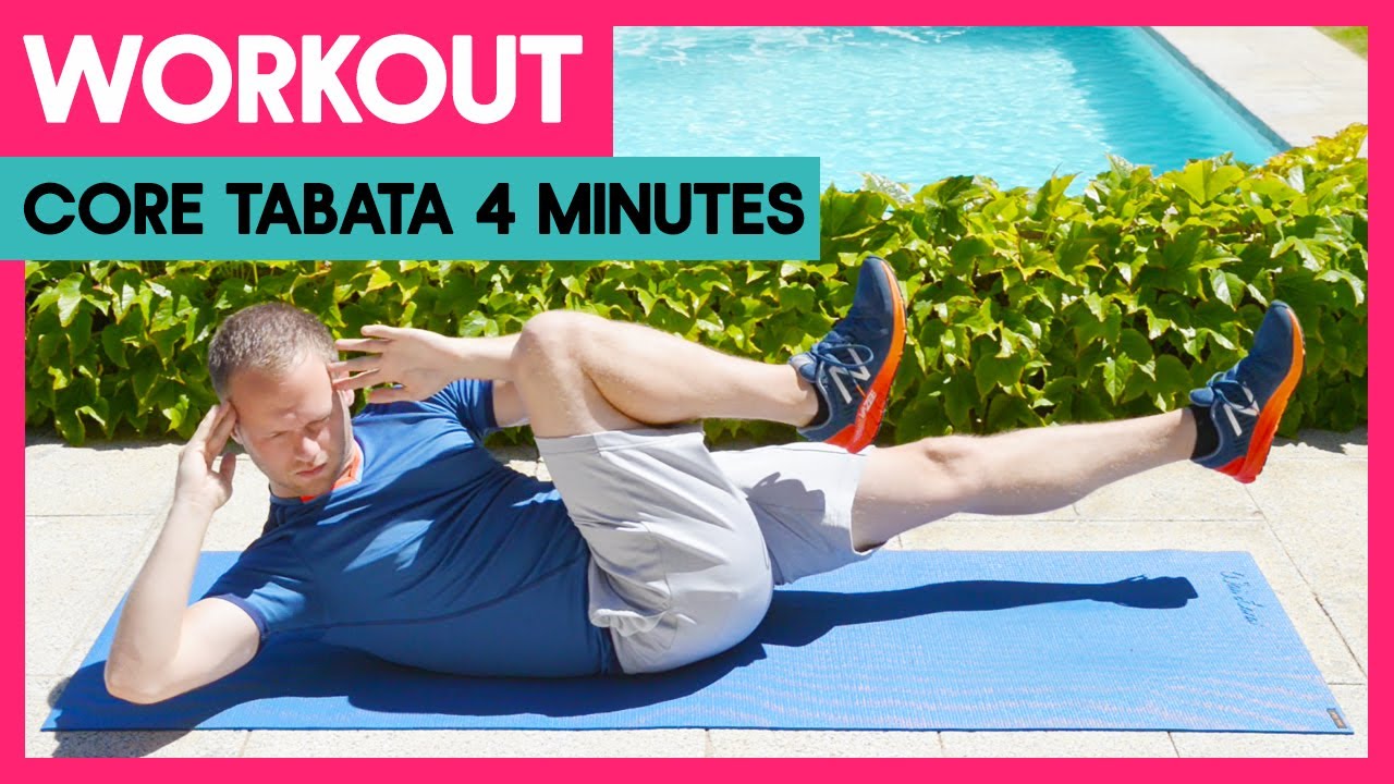 Core Tabata Workout | 4 Exercises In 4 Minutes