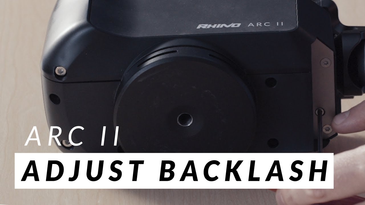 How to adjust Tilt Backlash on Arc II