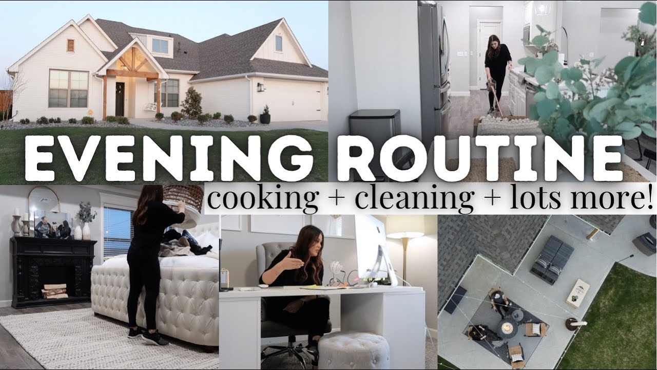 2022 FAMILY EVENING ROUTINE | NIGHT TIME ROUTINE 2022 | 2022 CLEANING ROUTINE