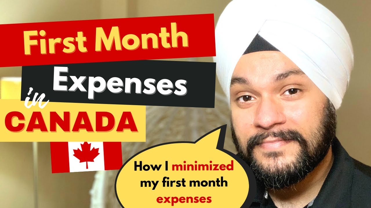 First Month Expenses in Canada as an International Student or Permanent Resident | 8 Major Expenses
