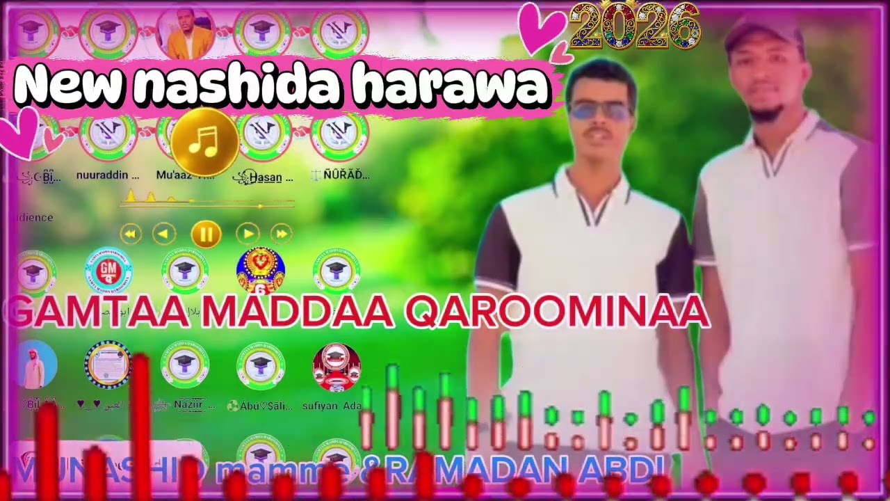 NEW NASHIDA HARAWA GAMTAA MADDAA QAROOMINAA MUNASHID MAMME &RAMADAN ABDI #SUBSCRIB 