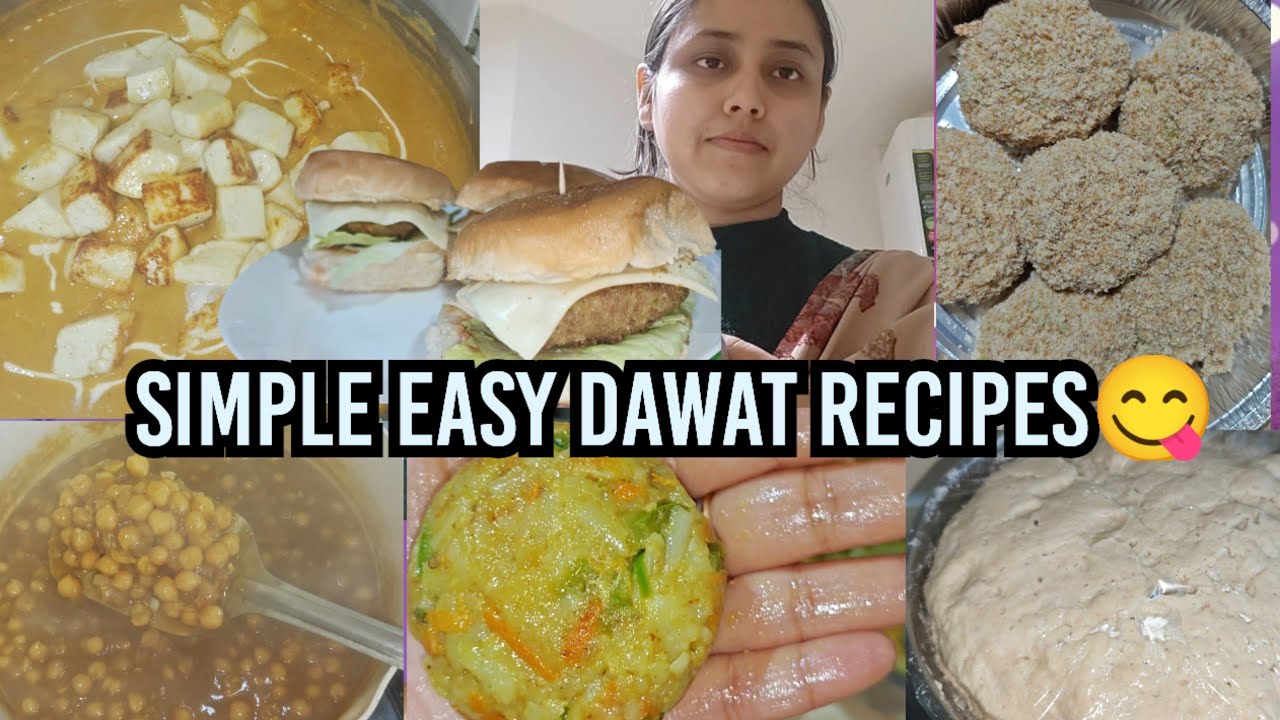 Instant Veg Recipes😋 4 Course Meals For Any Dawat🙏Aaj Ki Host Main😆😆