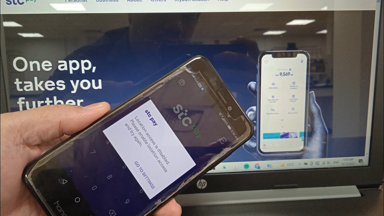 STC Pay Apps Location Settings Problem