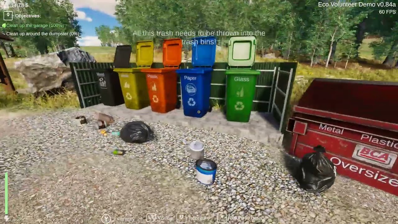 Some Peaceful Nature Simulator Game About Collecting Trash