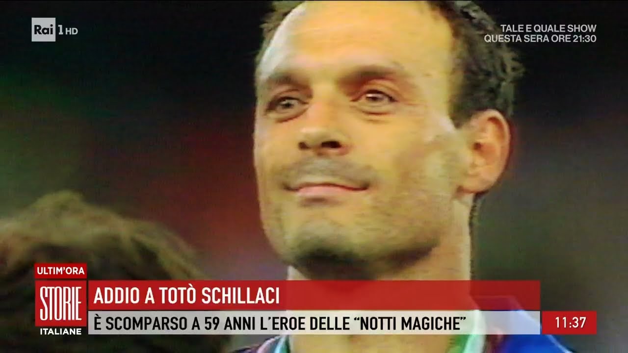 L'Italia piange Totò Schillaci. Oggi i funerali a Palermo - Storie italiane 20/09/2024