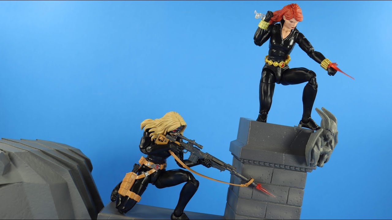 MARVEL LEGENDS MOD OF YELENA BELOVA ON THE NEW BLACK WIDOW BODY BUCK