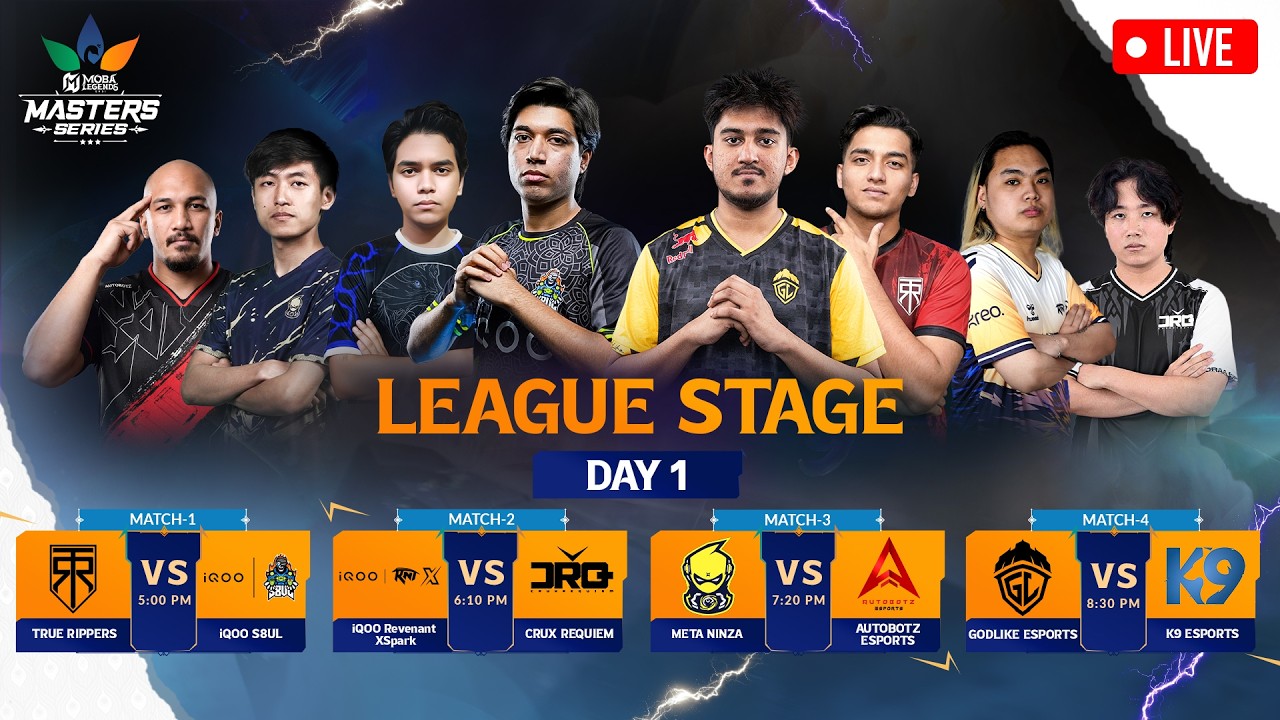 [Hinglish] 2026 MLMS | League Stage - Day 1 ||  MOBA Legends: 5v5 Masters Series