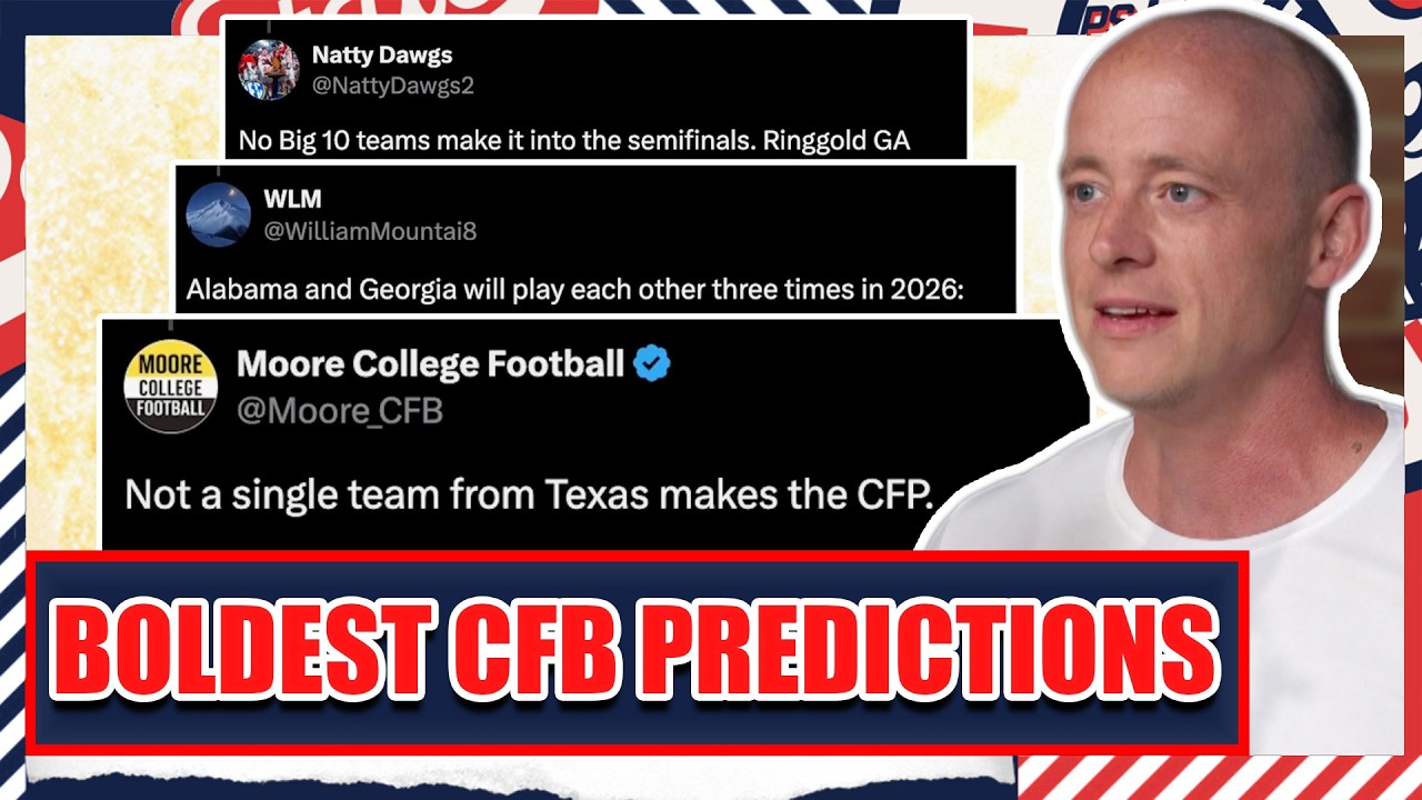 Boldest CFB Predictions For 2026 - Josh Pate's College Football Show