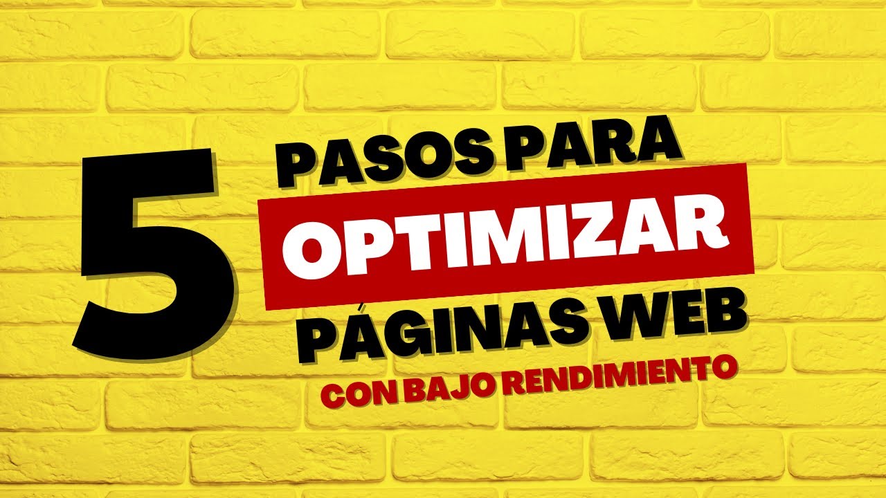 ¿Cómo optimizar contenido de una página web que está teniendo bajo rendimiento?