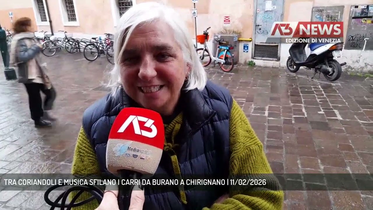 TRA CORIANDOLI E MUSICA SFILANO I CARRI DA BURANO A CHIRIGNANO | 11/02/2026
