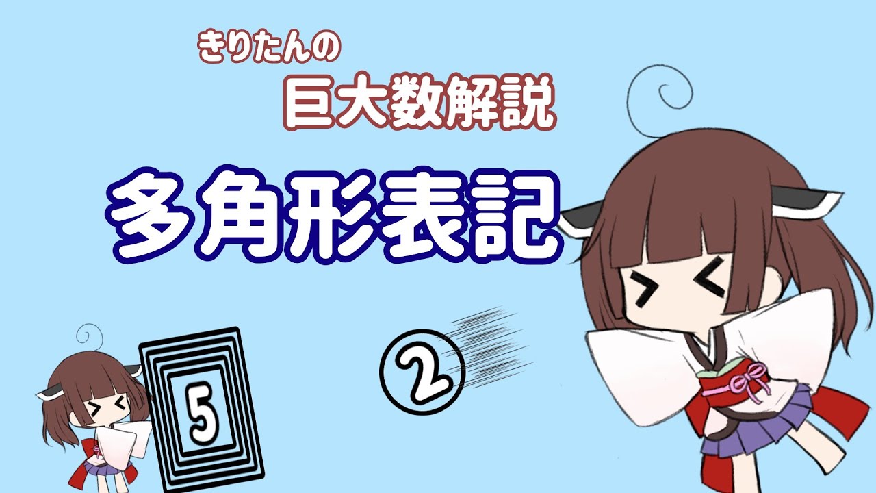 きりたんの巨大数解説Part.5「多角形表記」