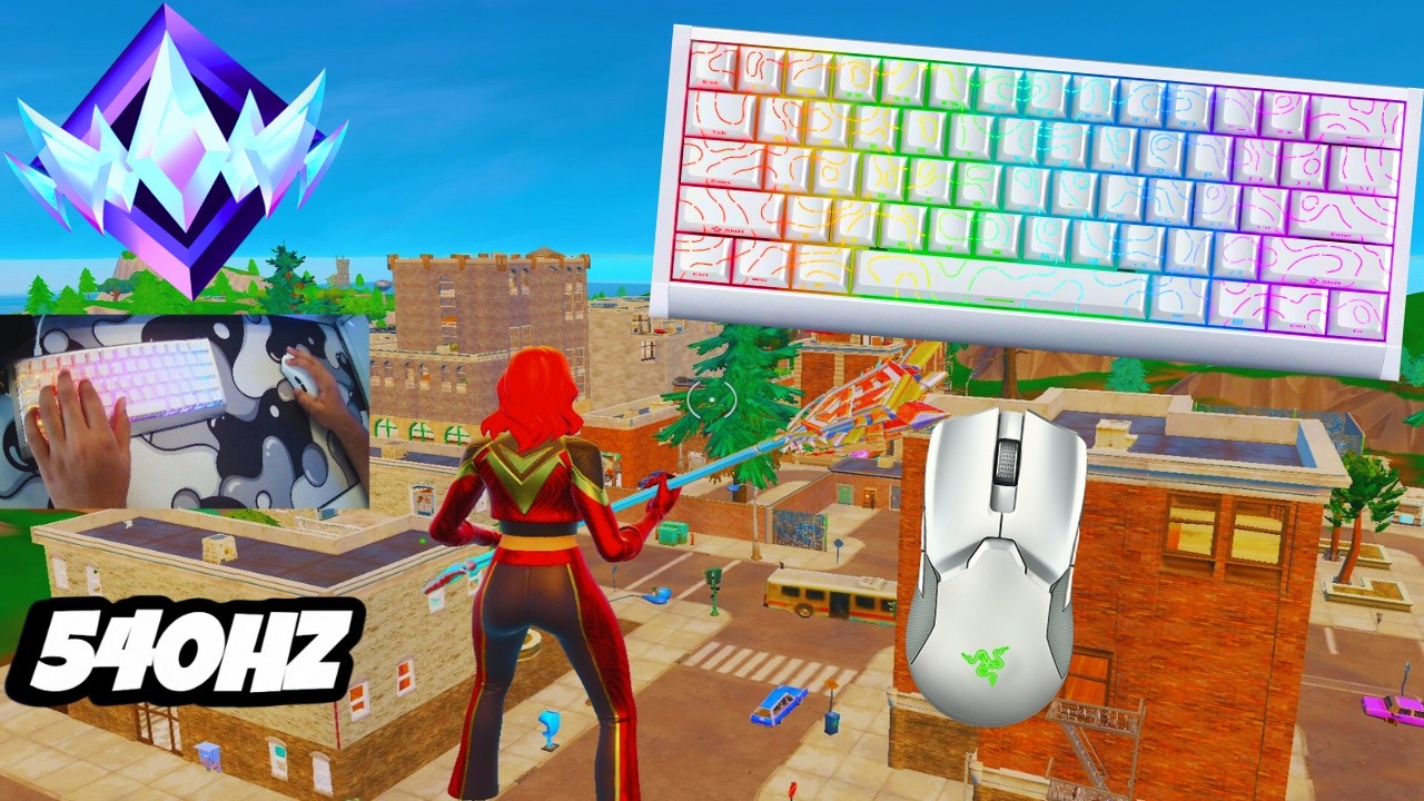 GK61 HE Chill ASMR 😴 Fortnite OG Ranked Reload 🏆 Satisfying Keyboard Fortnite 540 FPS 4K