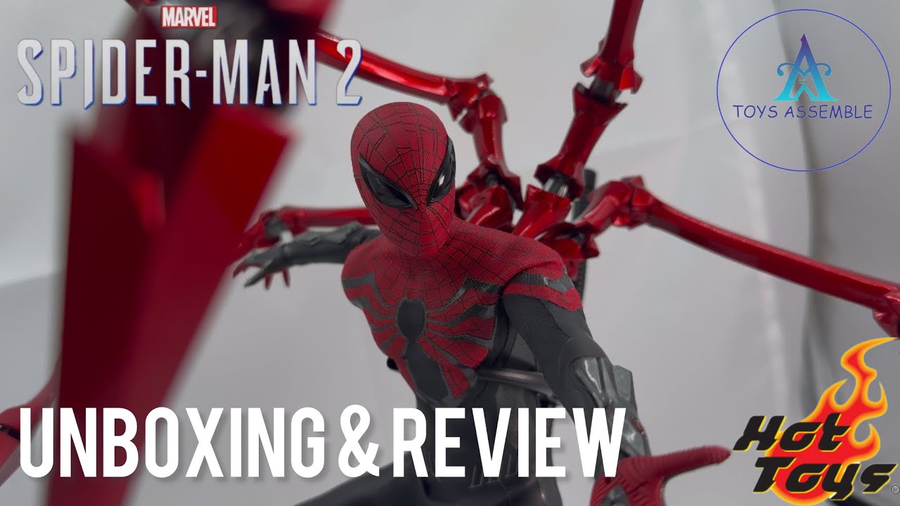 Ep.51🔥Hot Toys VGM61 Marvel’s Spiderman 2 Peter Parker (Superior Suit) Unboxing