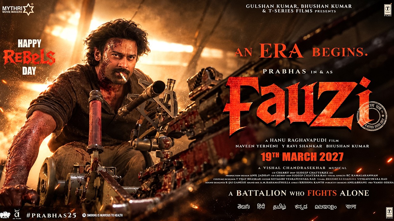 Fauzi Trailer | Prabhas | Hanu Raghavapudi | Imanvi | Prabhas Fauzi Trailer