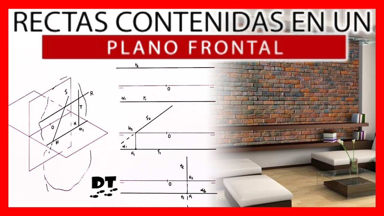 💪🧠 PLANO FRONTAL diedrico | dibujo tecnico diedrico | rectas contenidas en un plano Frontal