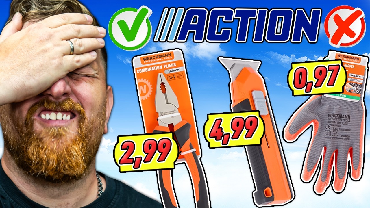ACTION vs KNIPEX?!? 50,-€ WERKZEUG Einkauf bei ACTION | WERKZEUG NEWS 329