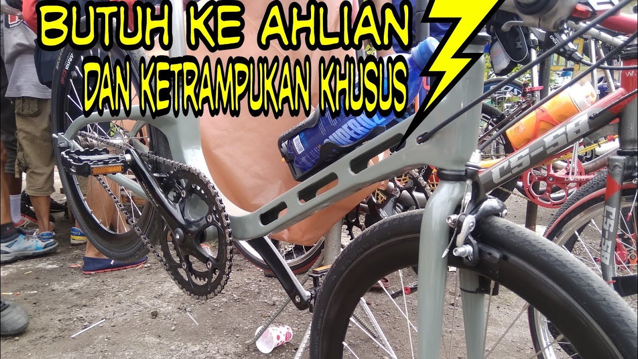 MODIFIKASI FREM MINITREK  asik dan terunik