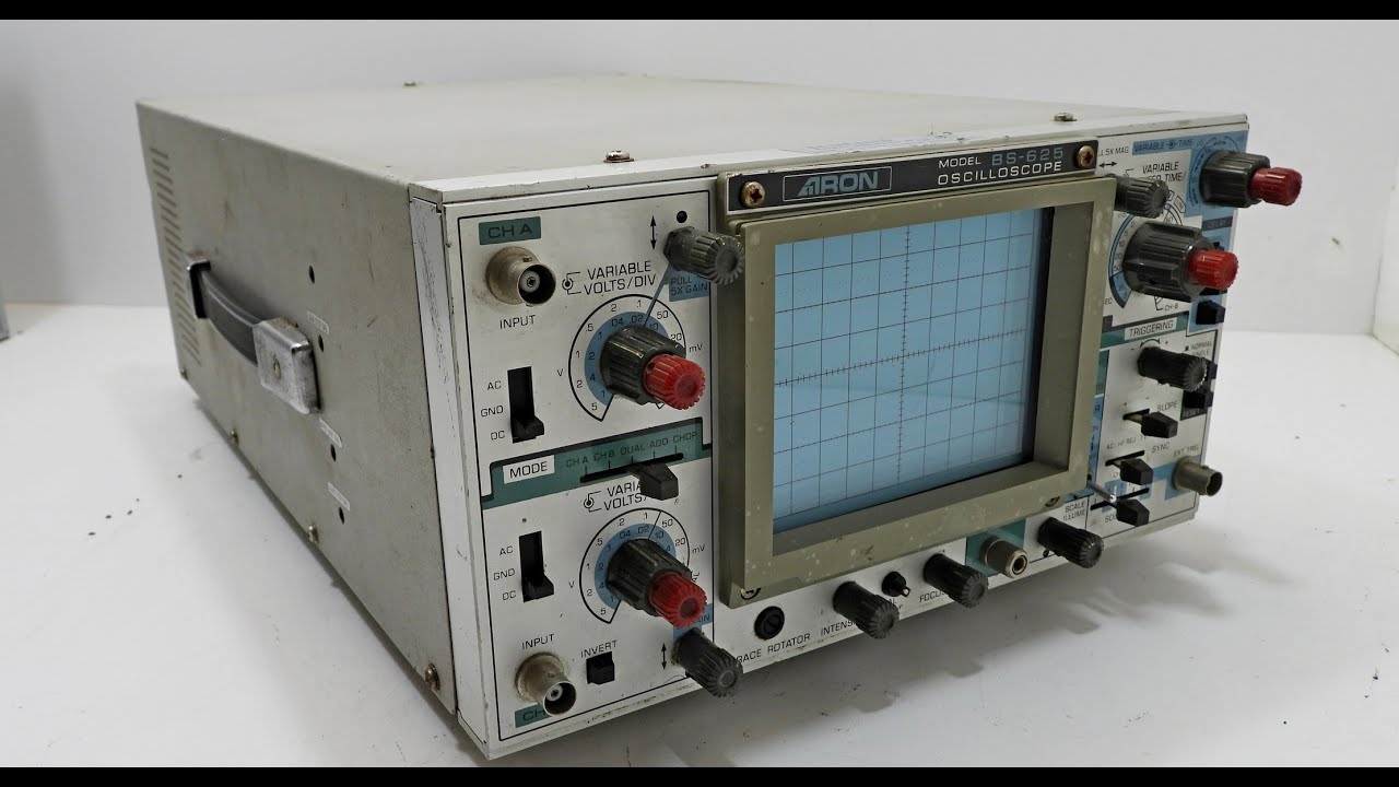 Aron BS625 Oscilloscope Check and Repair