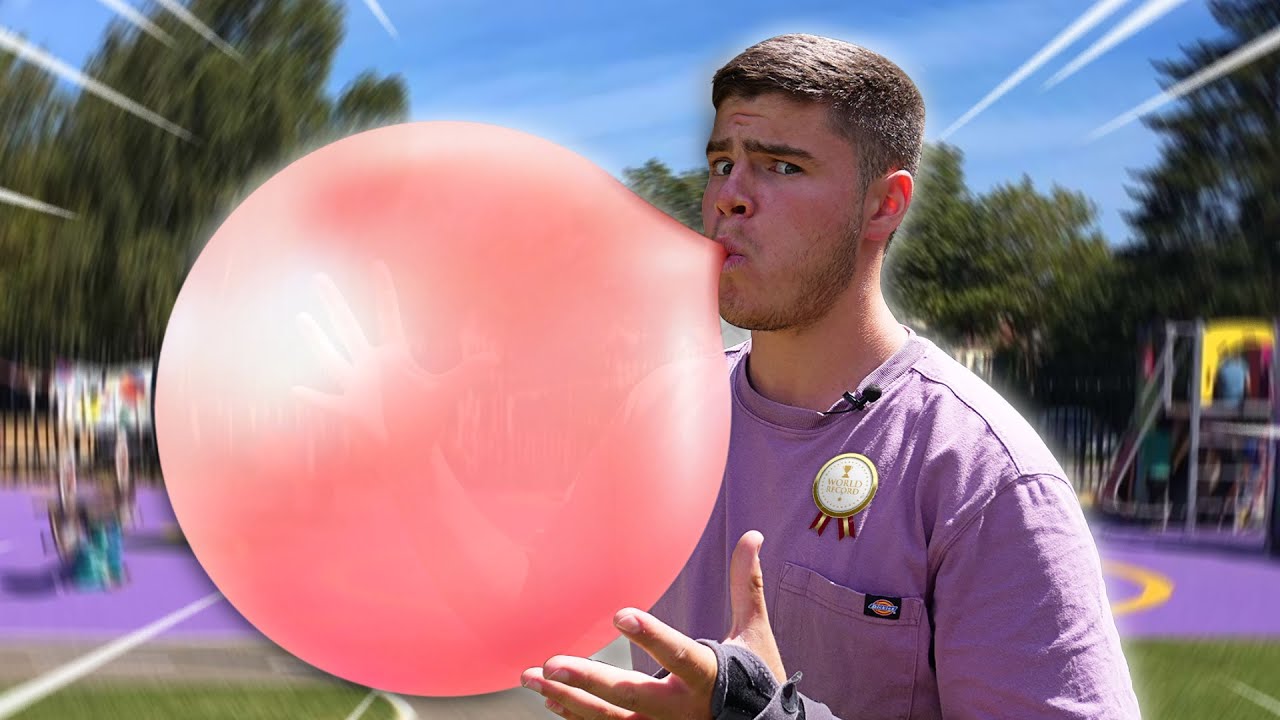 LA PLUS GROSSE BULLE DE CHEWING-GUM !!?