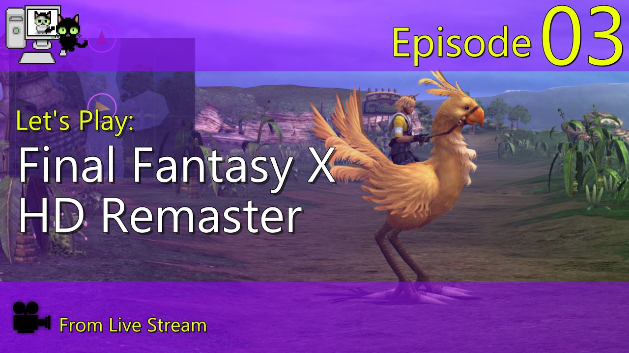 #1423 - Day 3 in Spira — The Journey Gets Real in FFX HD Remaster |Coffee|Cats|Chat|