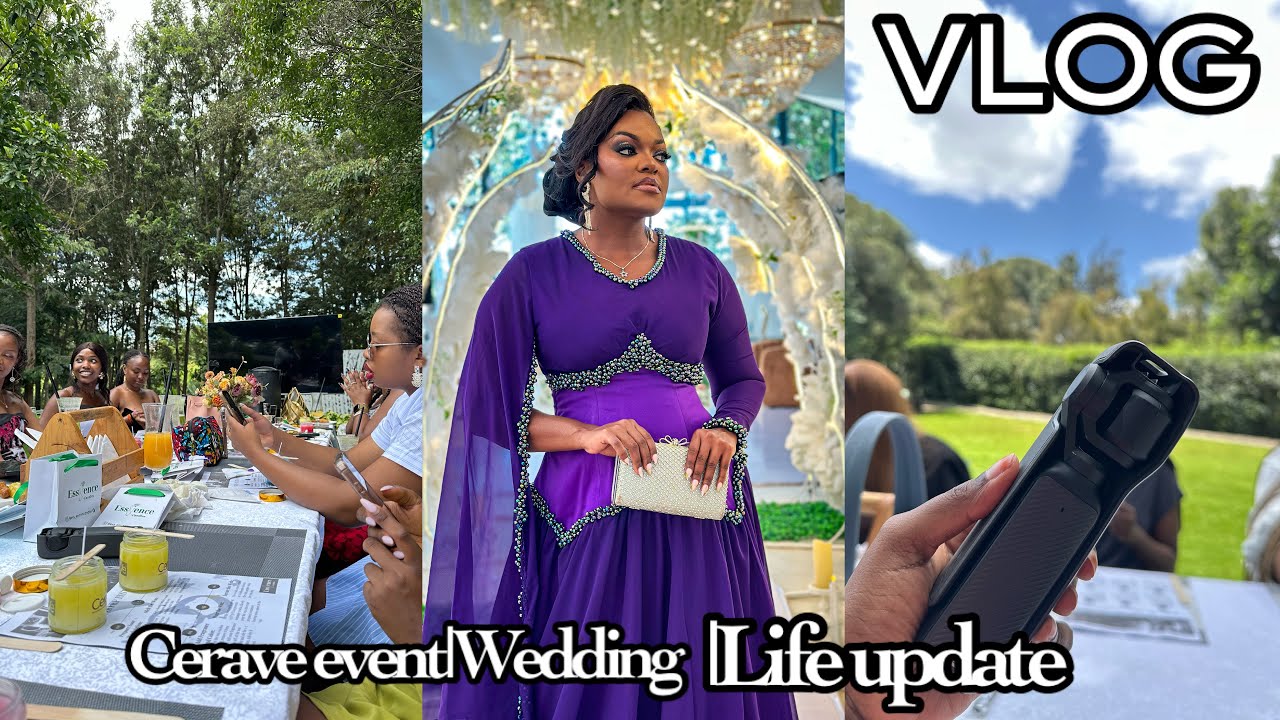 VLOG;Beautiful Wedding moments🎊,Cerave event,Let’s chat,Grocery haul