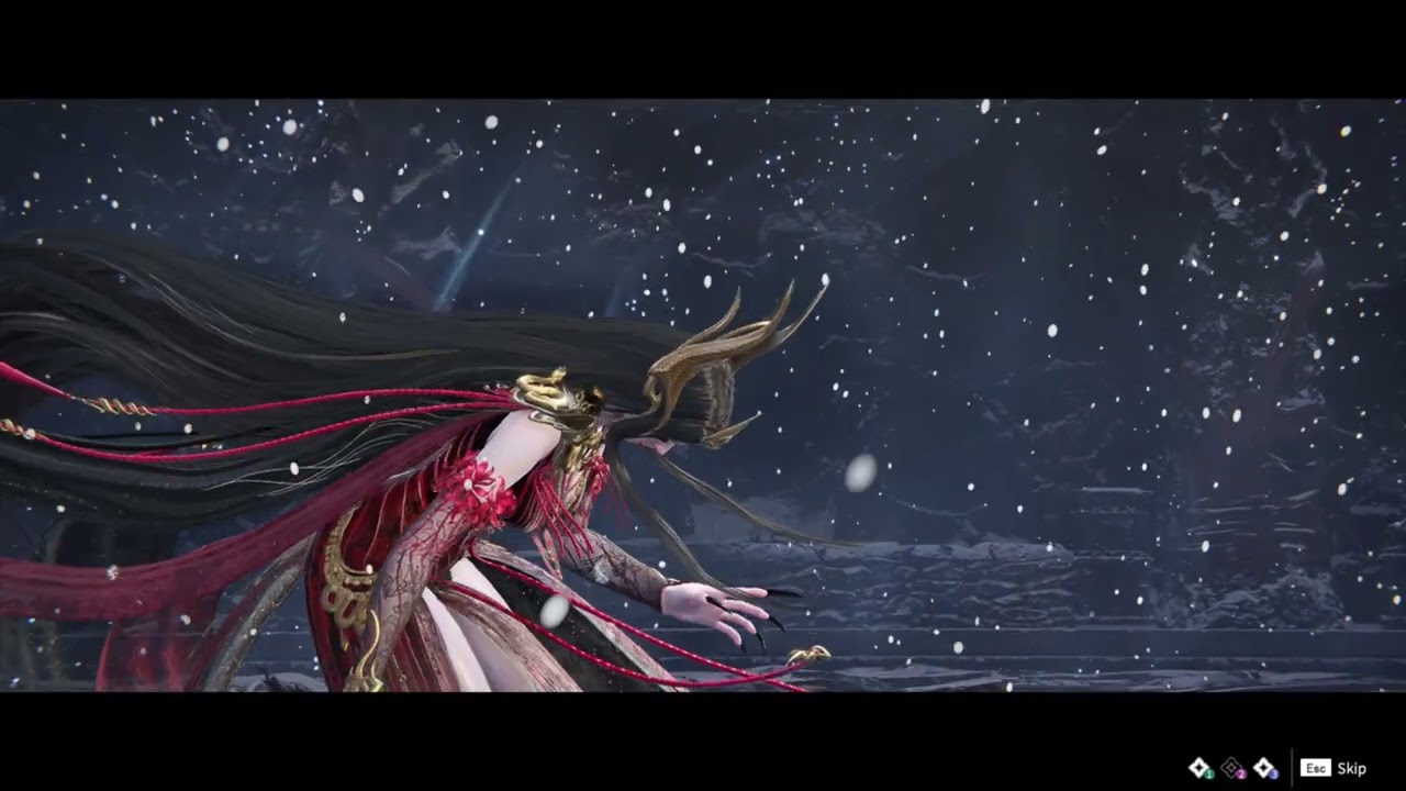 Naraka: Bladepoint ~ When you carry a random player under level (Gelid Yushan) PVE
