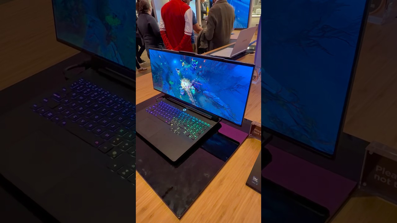 Lenovo Legion Pro Rollable Concept Gaming Laptop - CES 2026 #lenovo #ces2026