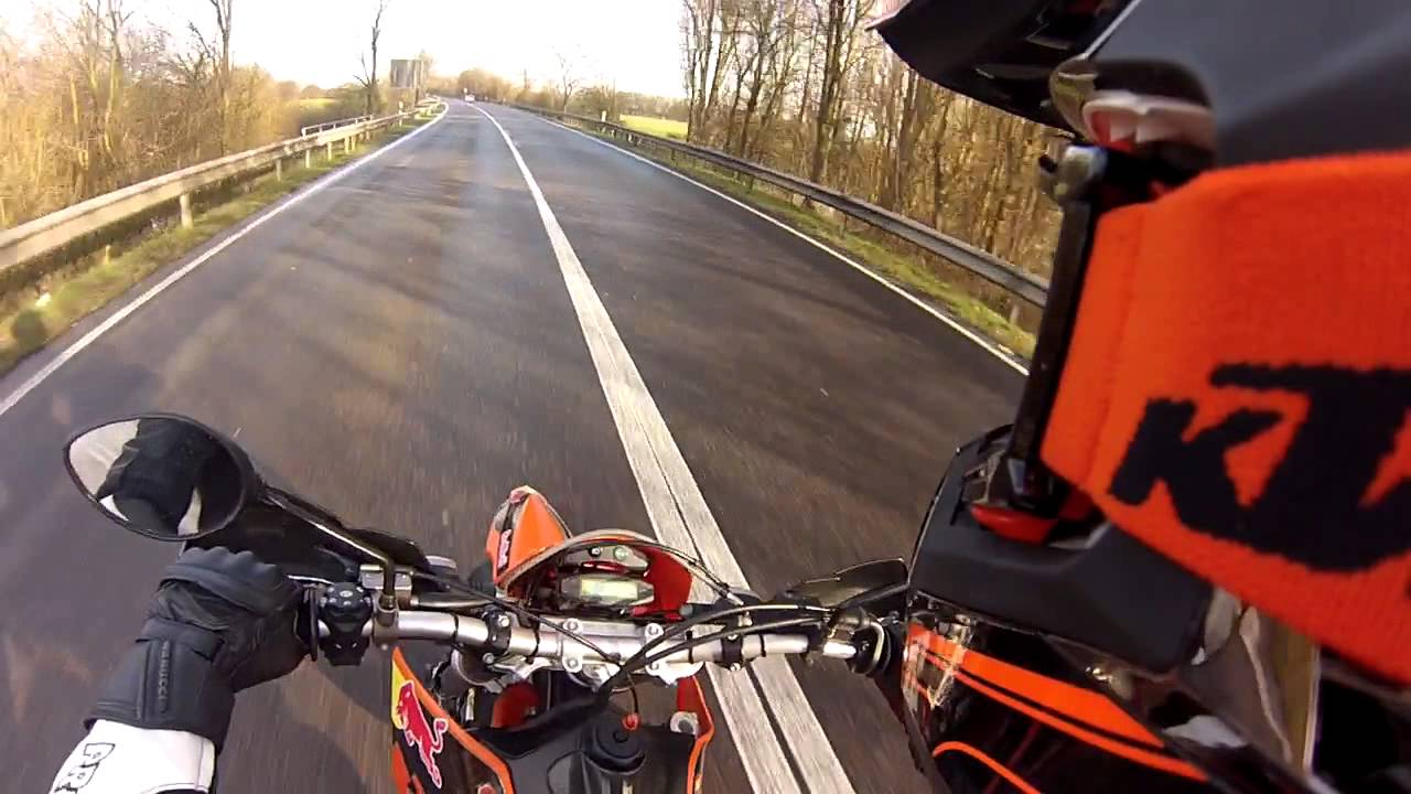 KTM 660 SMC - GoPro Hero 3 - Soundcheck + Wheelie Fail