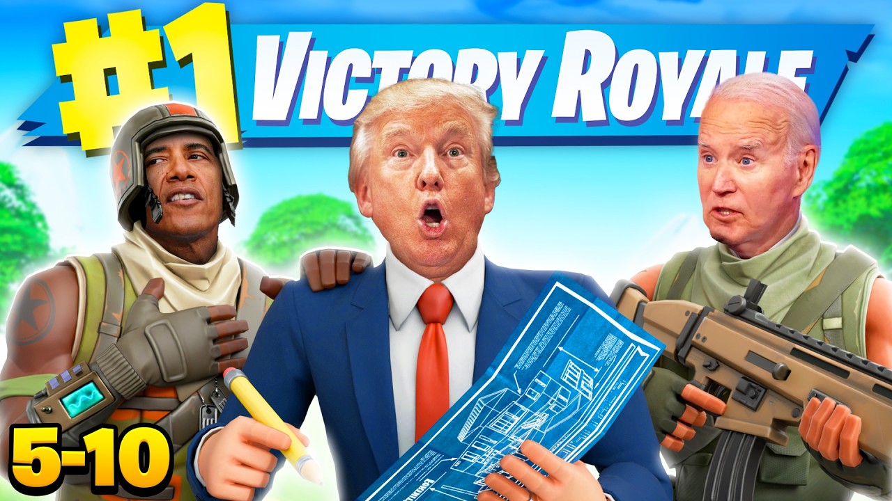 Президенты США играют в Fortnite (5-10)