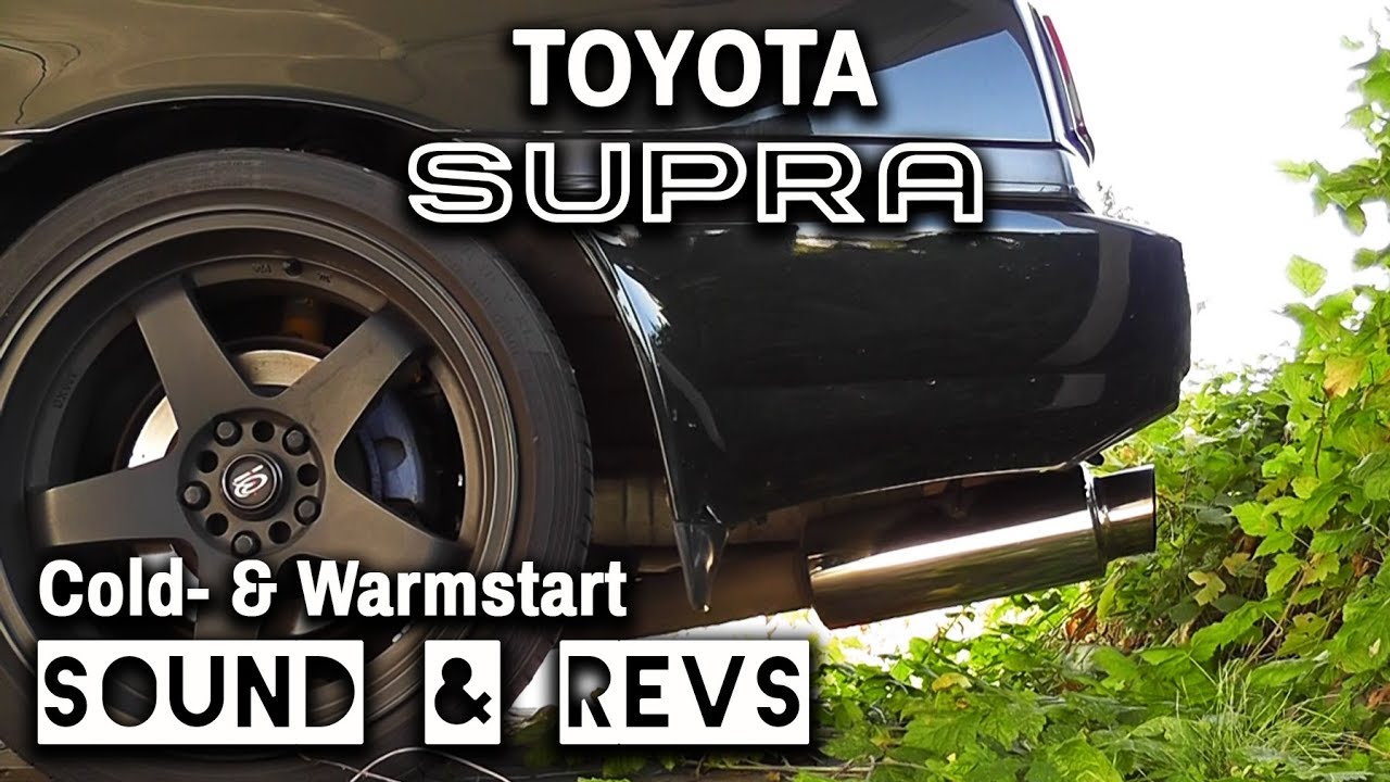 Toyota SUPRA Mk3 7M-GTE│Cold- & Warmstart│SOUND