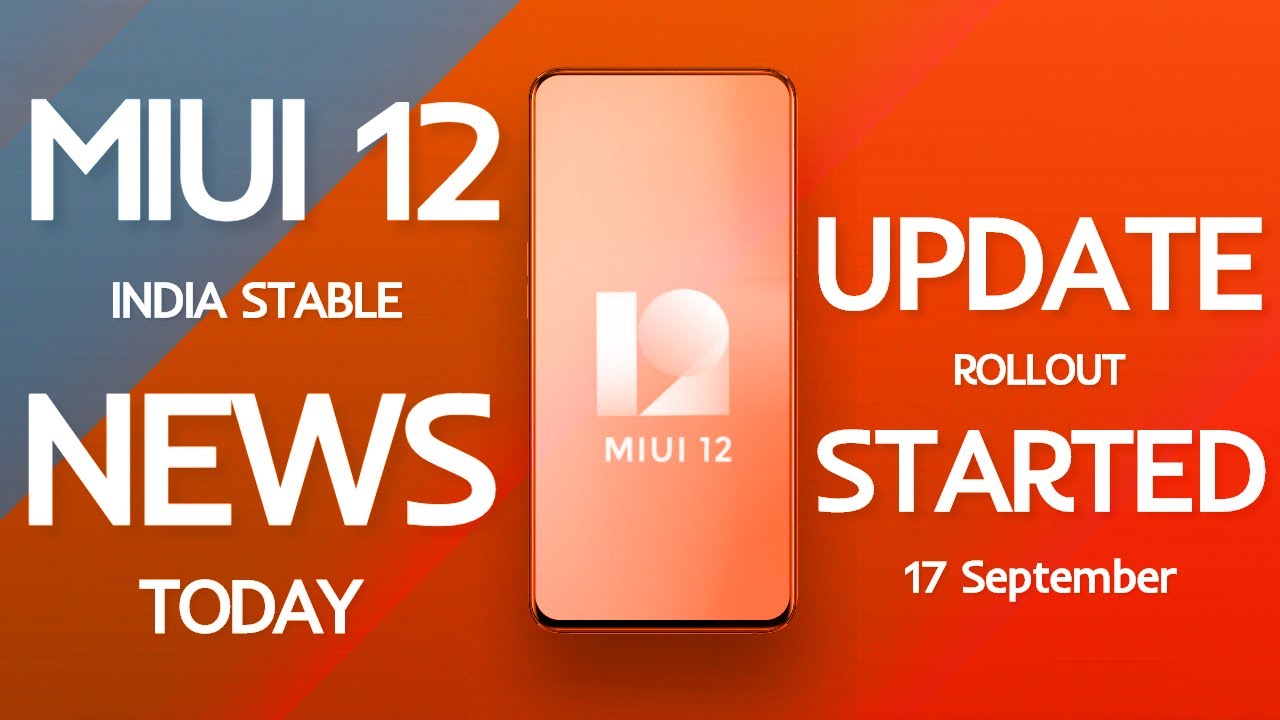 MIUI 12 STABLE UPDATE NEWS 17 SEPTEMBER 2020 | StayGyan