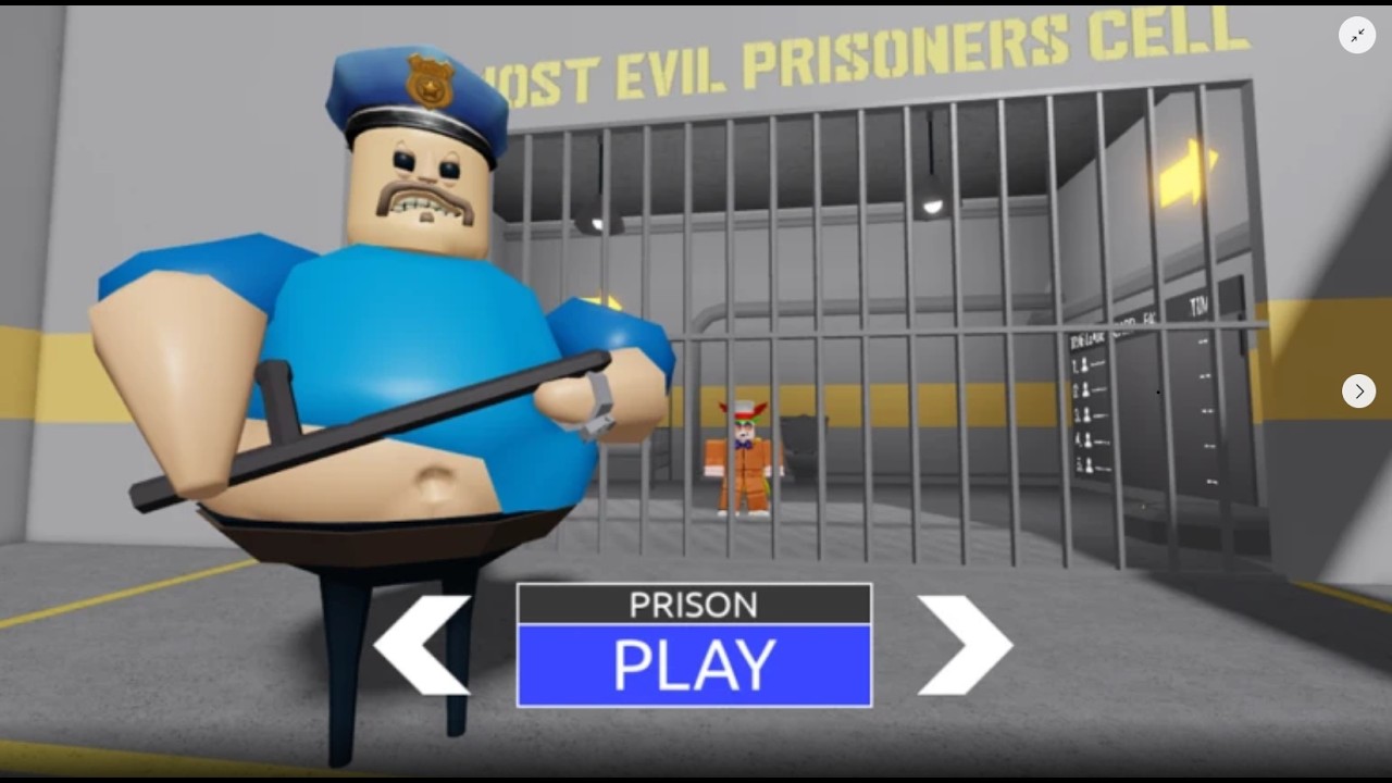 escape from Barry's Prison in ROBLOX