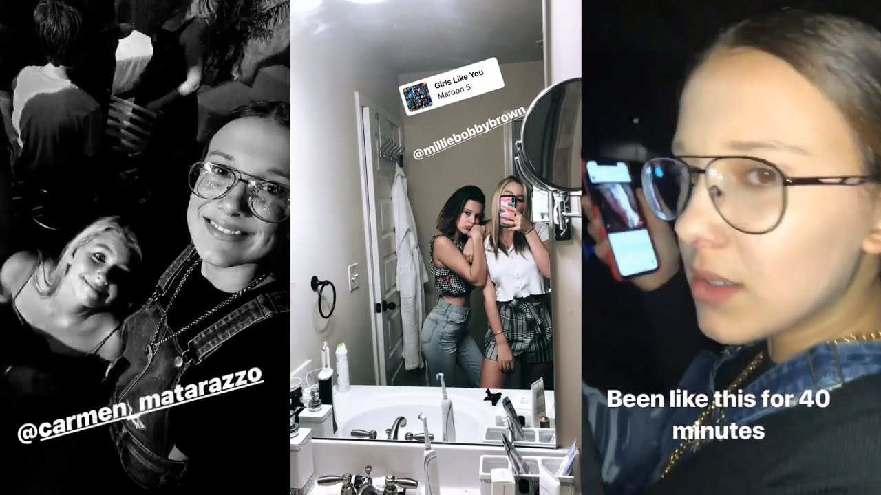 Mille Bobby Brown | Instagram Story | 28 July 2018 w/ Lilia Buckingham