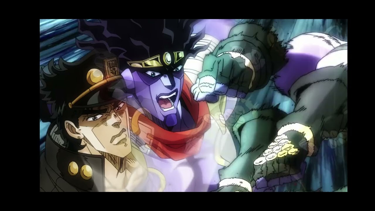 Robber Soul calls Jotaro a redneck and then proceeds to get beaten up