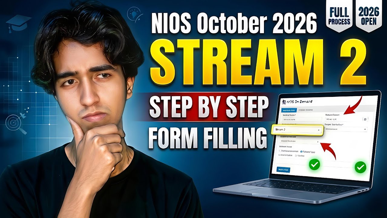 NIOS Stream 2 October 2026 Form Filling | Save ₹69,000💀
